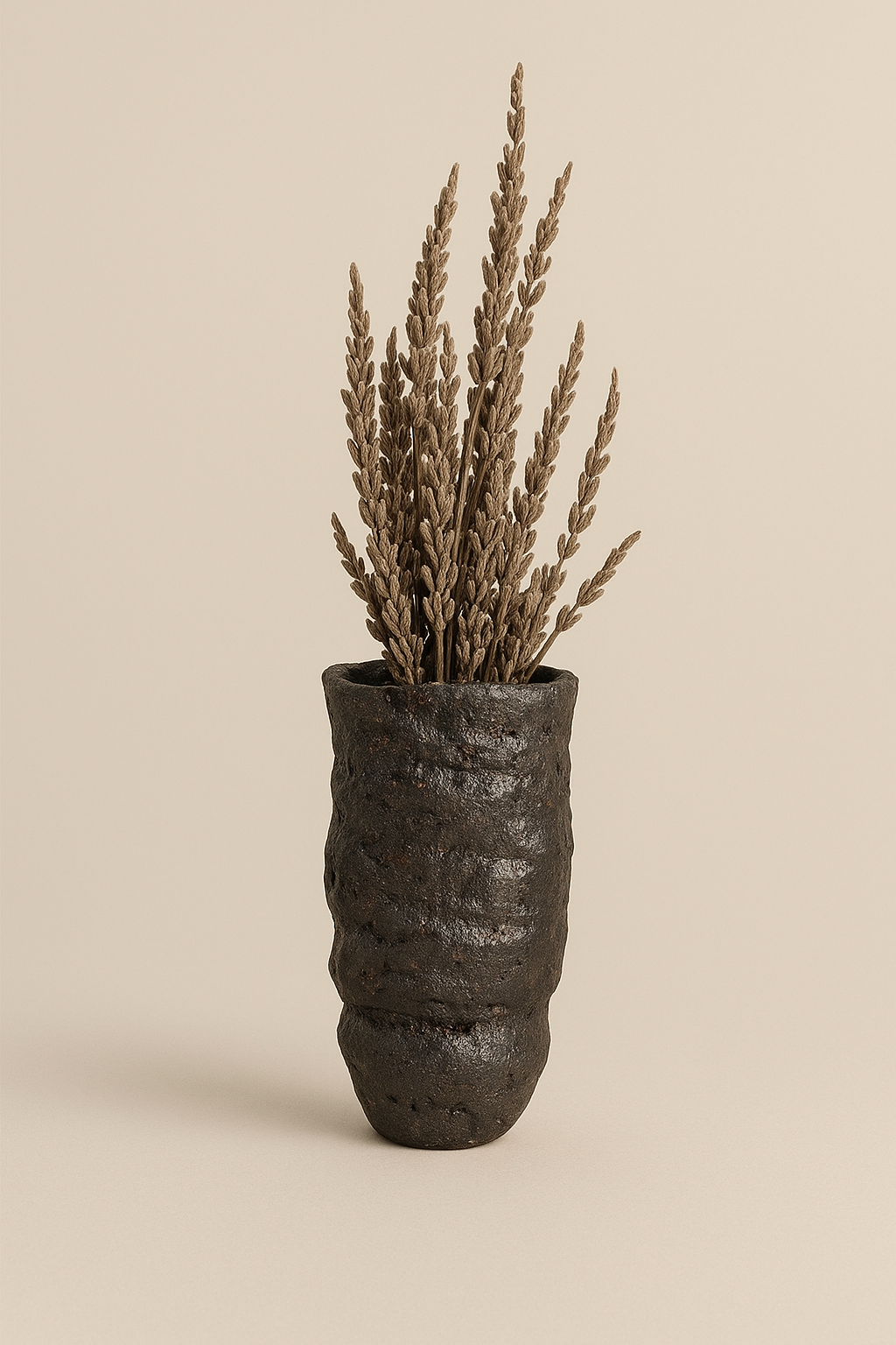 Pottery Piece #1710 – Wild Virginia Clay, Salt Fired, Unglazed